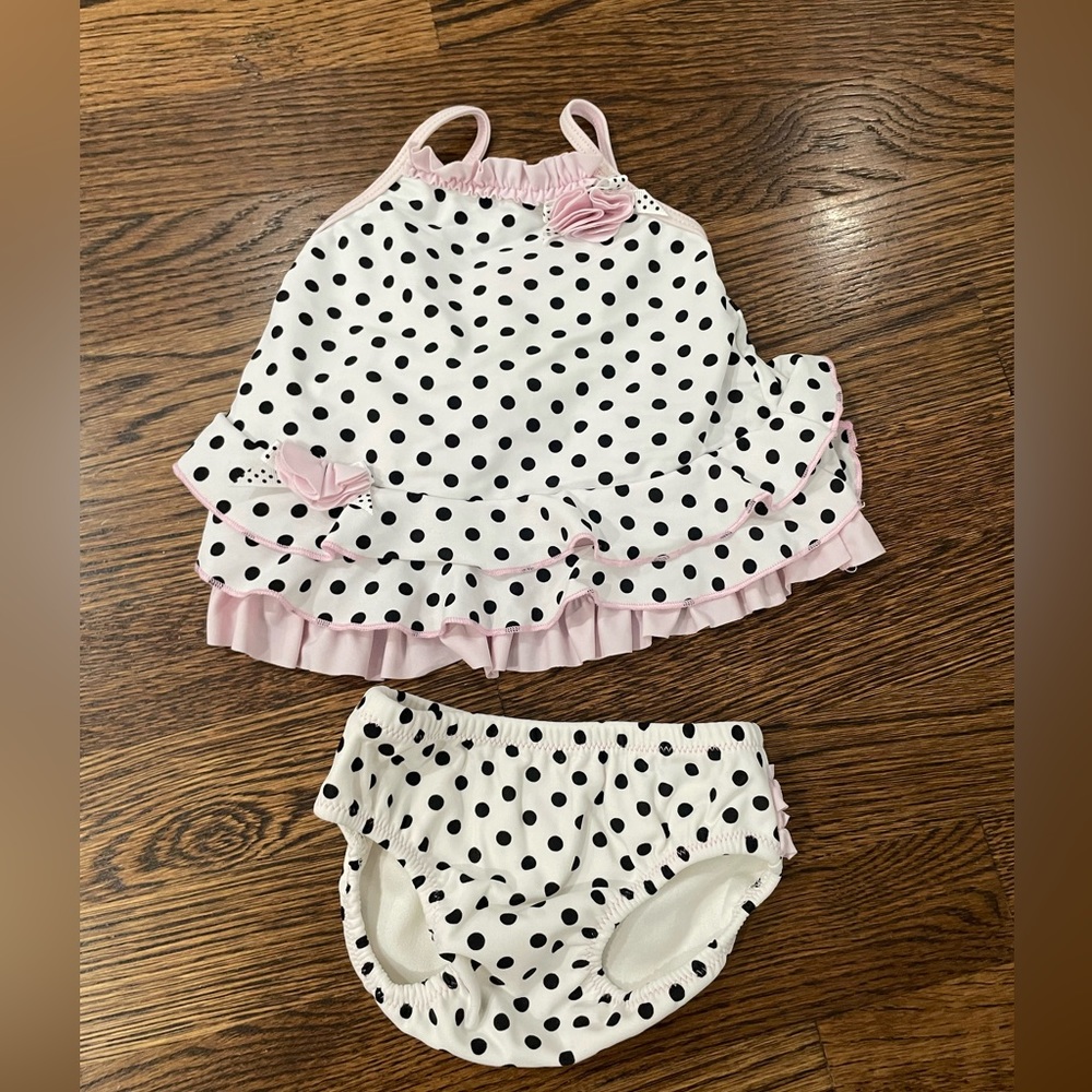 Kate Mack polka dot bikini baby size 6 months